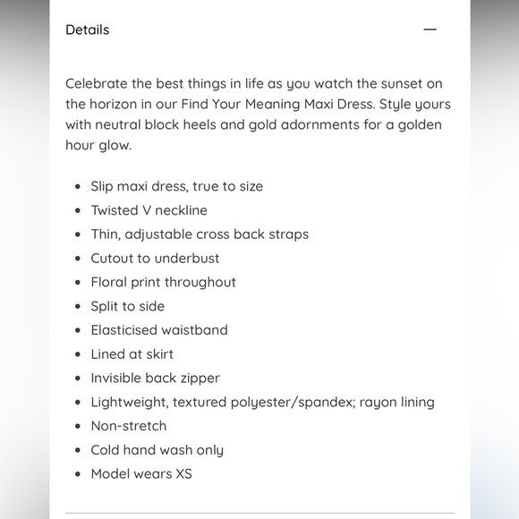 Fortunate One Find Your Meaning Maxi Dress NWT, size XL, pink and orange pattern - Picture 11 of 12